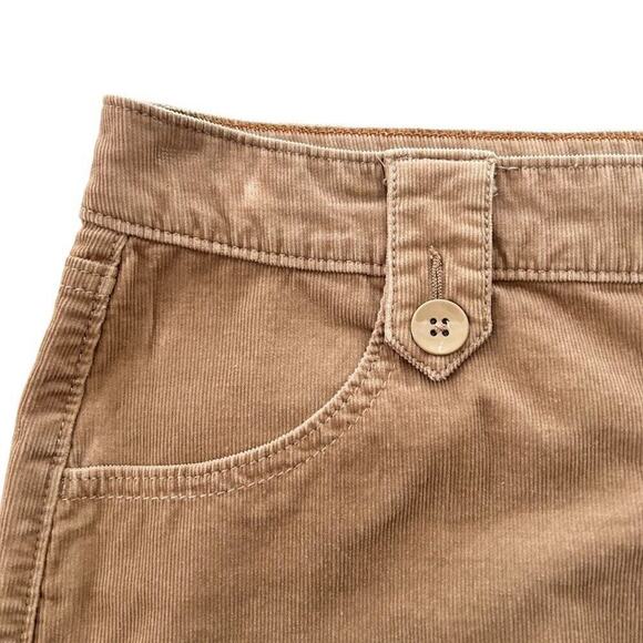 Old Navy Women's Classic Flannel Corcory Skirt Size 4 Tan 4 Pockets See Photos - Picture 4 of 8